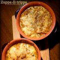 Zuppa gratinata di TRIPPA, CECI e cavolo