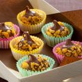 Tartufi di cioccolato e fiocchi di mais