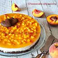 Cheesecake alle pesche-Peach cheesecake