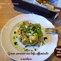 Grano saraceno con tofu affumicato e verdure