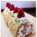 Rotolo di meringa morbido alla frutta