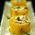 Rotolo di polenta con funghi