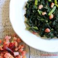 Cavolo nero con pancetta in padella