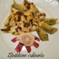 Pollo con carciofi e radicchio di Verona