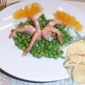 Gamberi con Piselli