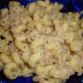 Pasta tonno fagioli e semi di papavero