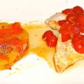 LEI: Orata ai pomodori con tortino di peperoni