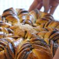 Fiore di pan brioche e Nutella