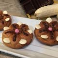 MINI TORTINE CON BANANA E GOCCE DI CIOCCOLATO