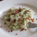Risotto con asparagi e speck