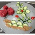 Food Art - Tartare nel fiore