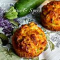 Muffin con zucchine e speck