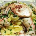 Tagliatelle Gamberi e Porcini