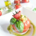 Pomodori Ripieni con Pesto di Zucchine & Salmone