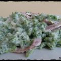 Spätzle di spinaci con speck e panna