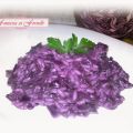 Risotto magico con cavolo verza viola