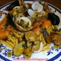 Trofie con frutti di mare e mazzancolle