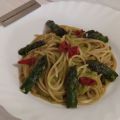 Pasta integrale con crema di asparagi