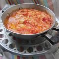 Uovo strapazzato al pomodoro