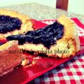 Crostata con farina di riso ai mirtilli