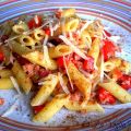 Mezze penne con salsiccia peperoni e pecorino[...]