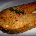 Salmone gratinato alle erbe