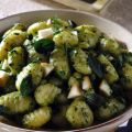 Gnocchi con pesto di erbe e scamorza 3