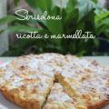 Sbrisolona con ricotta e marmellata