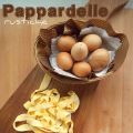 Pasta fresca fatta in casa: pappardelle rustiche