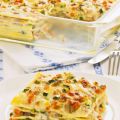 Lasagne con ragu di verdure e speck