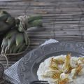 Risotto al baccalà mantecato e carciofi