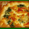 Torta rustica di spinaci e mozzarella