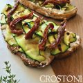 Crostoni con robiola, zucchine grigliate e[...]