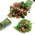 Sauté di salmone e cetrioli avvolto in foglie[...]