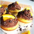 Cupcake al mix di agrumi e cioccolato fondente