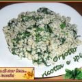 Orzotto ricotta e spinaci
