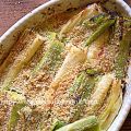 Porri gratinati - Leek gratin