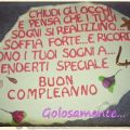 TORTA CON DEDICA