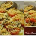 Vongole e pomodorini gratinati al forno