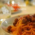Maccheroni alla chitarra con le polpettine
