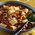 Pasta e fagioli al profumo di pesto