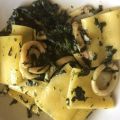 Paccheri con calamari e bietole
