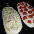 Lingue di focaccia farcite con lievito madre[...]