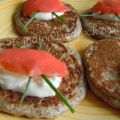 Blinis con salsa smetana