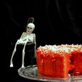 Halloween chiffon cake