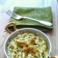 Risotto cacio, pepe e fichi