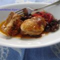 Pollo alla romana con peperoni e olive
