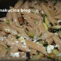 Pasta con zucchine e feta