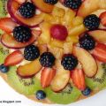 CROSTATA CON CREMA PASTICCERA E FRUTTA FRESCA