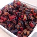 MELANZANE CON POMODORI E OLIVE DI GAETA